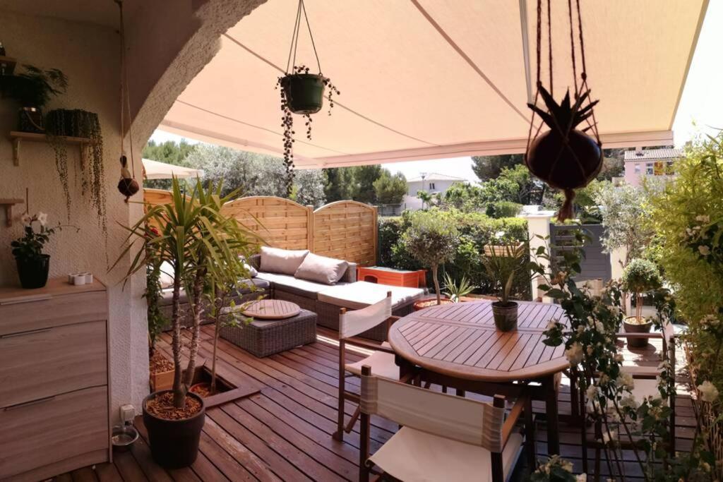 דירות La Terrasse Ensoleillee De Sausset - Cote Bleue מראה חיצוני תמונה